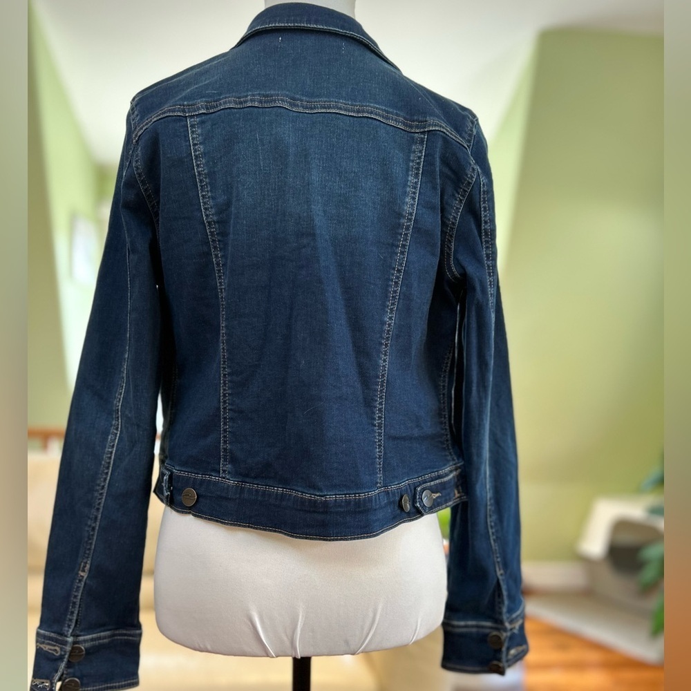 NWT Ricki's Classic Indigo Blue Denim Jacket - Size Medium - Picture 8 of 11
